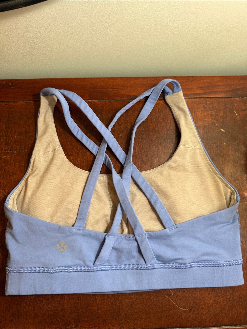 lululemon athletica Periwinkle Strappy Cross-Back Sports Bra